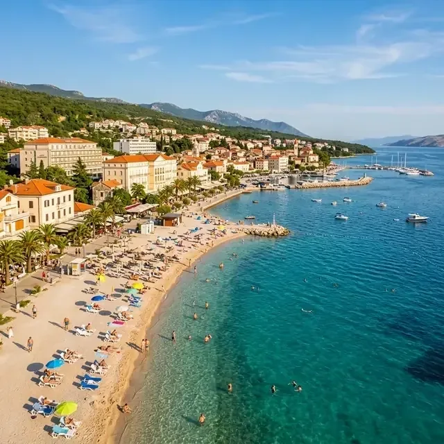 Crikvenica plaža kombi prevoz Beograd Crikvenica